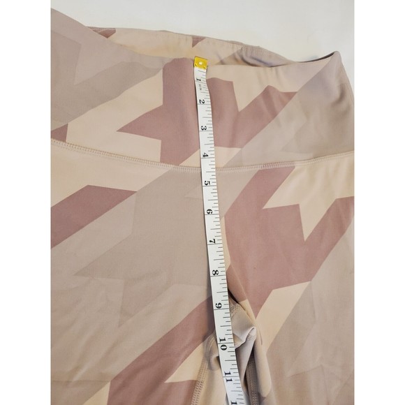Varley Anthropologie Light Blush Pink Geometric Legging Women’s Size Small - Picture 6 of 8